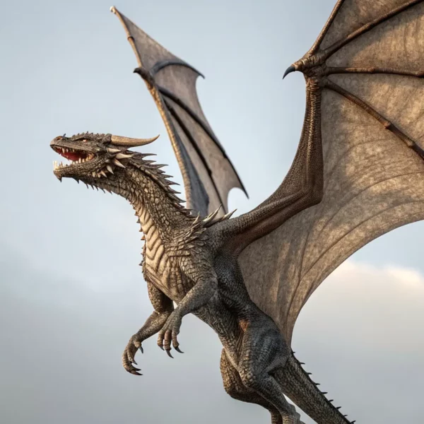 Black & Grey Dragon Design